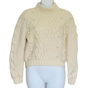 Eaton Vintage 100% Wool Popcorn Sweater